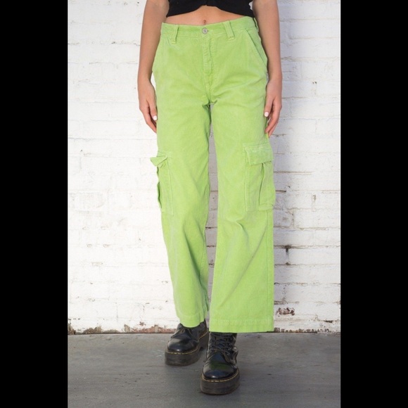 Brandy Melville Pants & Jumpsuits Brandy Melville Green Tatum